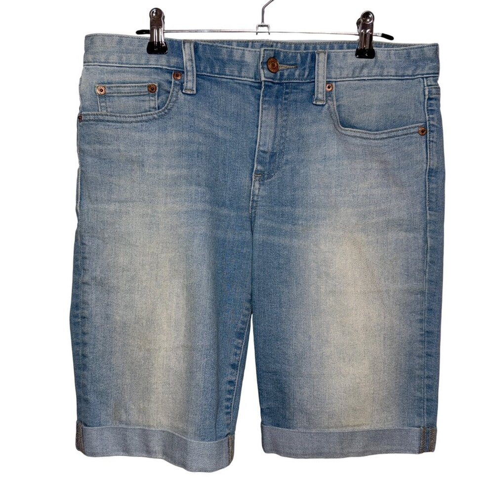 Gap Womens Skinny Bermuda Denim Shorts Size 27